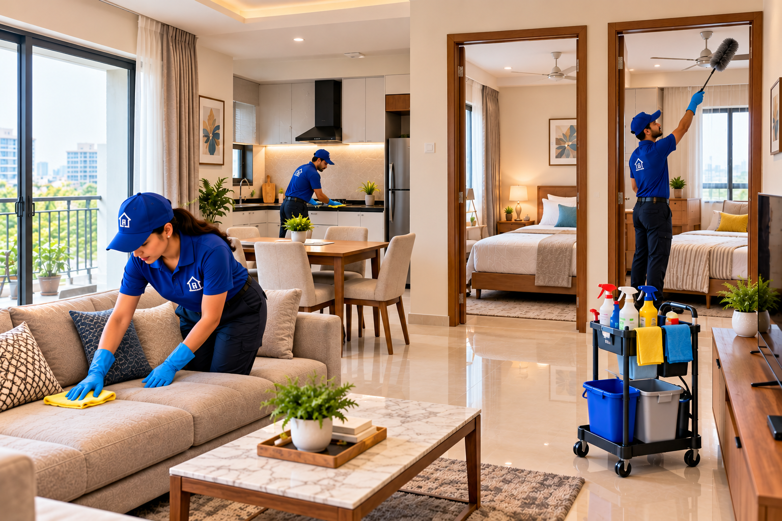 Full Home Cleaning 2 BHK home service