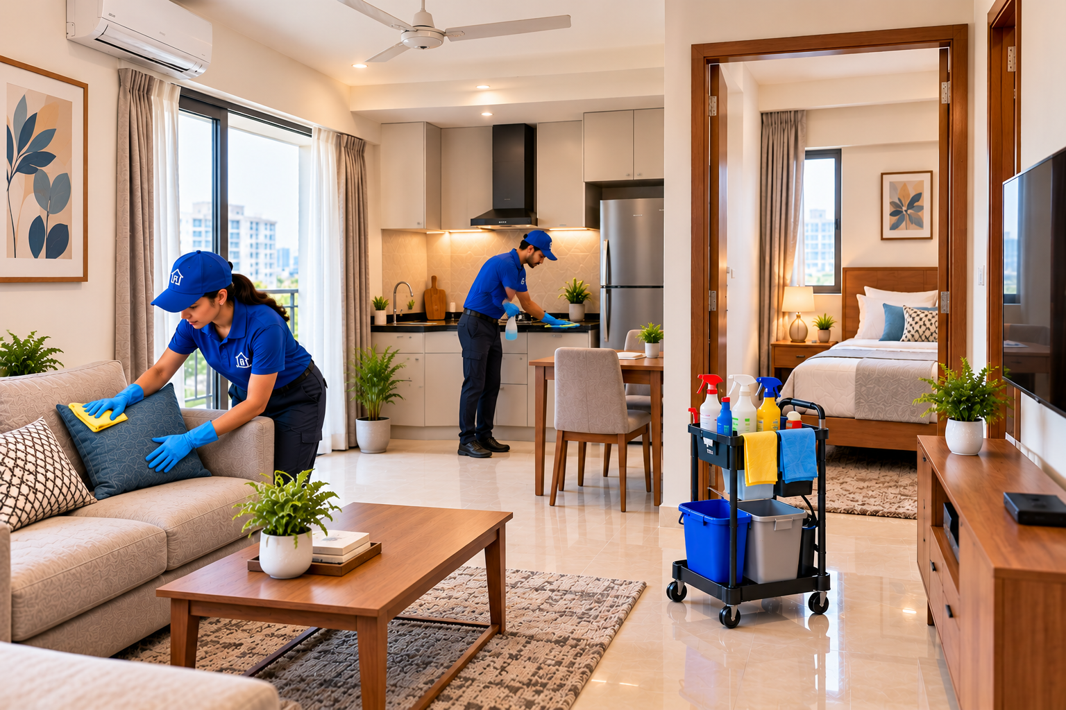 Full Home Cleaning 1 BHK home service