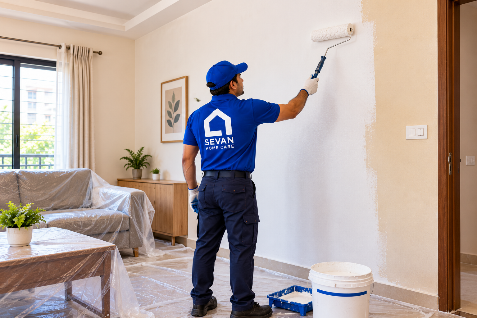 Distemper paint home service